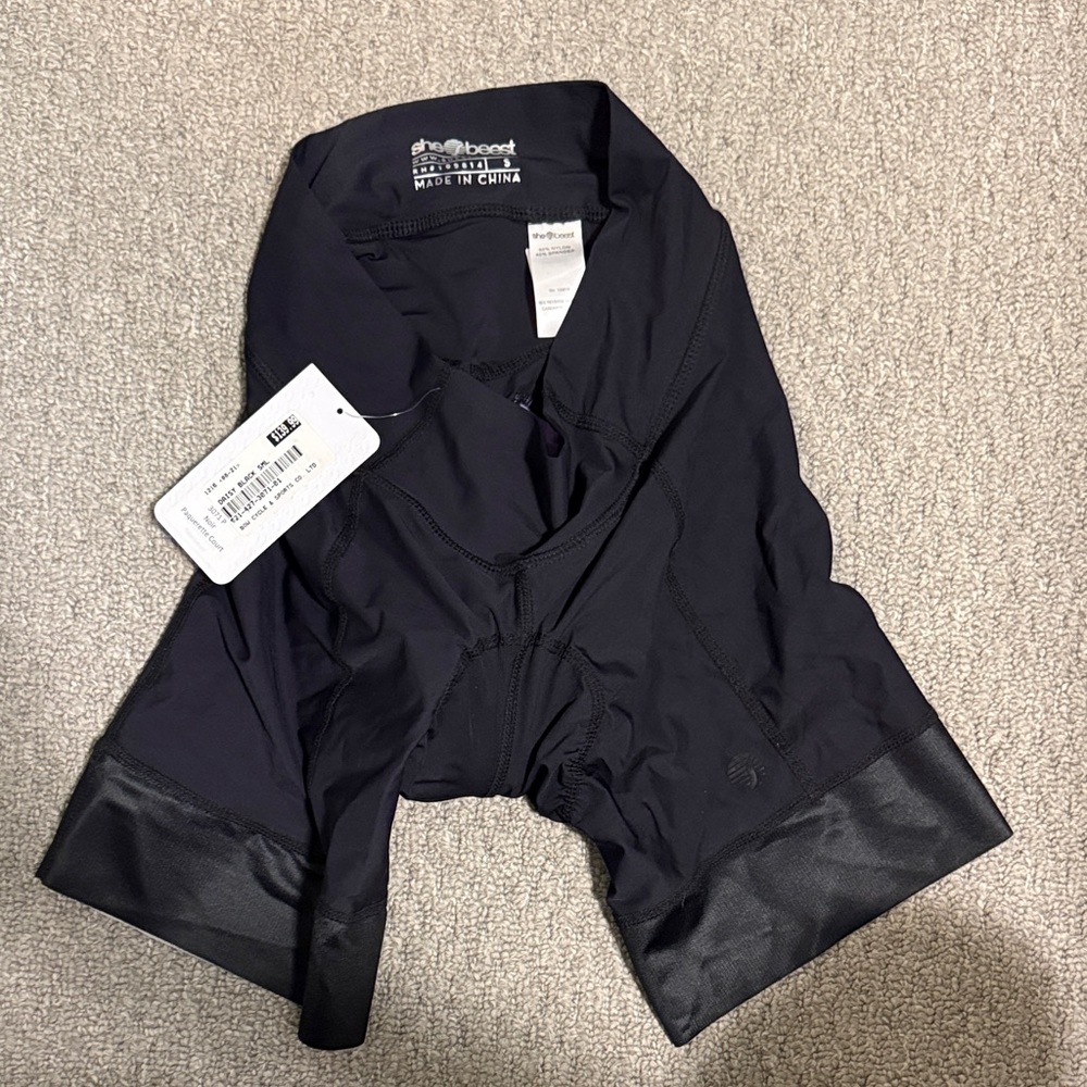 Women's Black Athletic Shorts